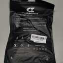 Calf Compression Sleeve for Men Women (1 Pair), Leg Support Footless Compression Socks for Running - Shin Splint Varicose Veins Swelling & Pain Relief, Gray/Black, Large