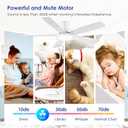 BYKISTOK 52In Flush Mount Ceiling Fans with Lights - White Low ProfileCeiling Fan with Remote/APP, Reversible, 3CCT Dimmable, Modern Fan Light for Indoor Living Room, Outdoor Covered Patios