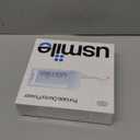 usmile C10 Portable Water Flosser  Travel-Friendly, 95-Day Battery, 4 Modes, 360 Nozzle, 180ml Tank, IPX7 Waterproof, Dentist-Recommended for Braces, Implants & Sensitive Gums (Blue)