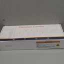 Homemory Flameless Candles with Embedded Star String Fairy Lights, Battery Operated Candles, LED Candle, Fake Candles with Remote Control and Timer for Halloween, Gray Acrylic, Set of 5(H4"5"6"8"8")