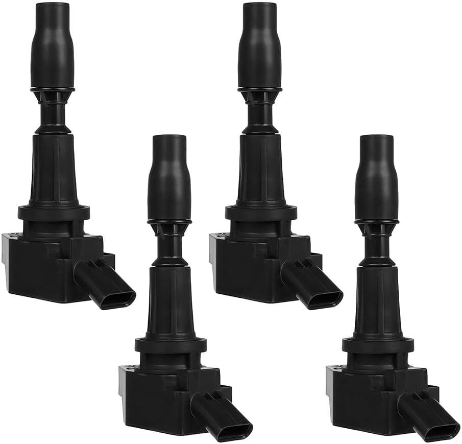ITOM Ignition Coil Pack UF764 for Hyundai Santa Fe Sonata 2019-2020 Tucson 2.4L L4, for Kia Optima for Sorento Sportage Stinger 2018-2020, for Genesis G70 G80 G90 2017-2019 Coil Packs Set of 4