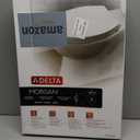 Delta Faucet Morgan Elongated Slow-Close White Toilet Seat with Non-Slip Seat Bumpers, White 811903-WH