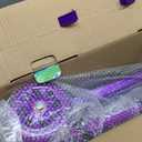 Purple Mini 3 Wheel Scooter for Kids Lean-to-Steer with LED Light-Up Wheels, Adjustable Handlebar, Wide Anti-Slip Deck, Smooth PU Wheels, Rear Foot Brake Toddler Scooter for Ages 2+, Compact
