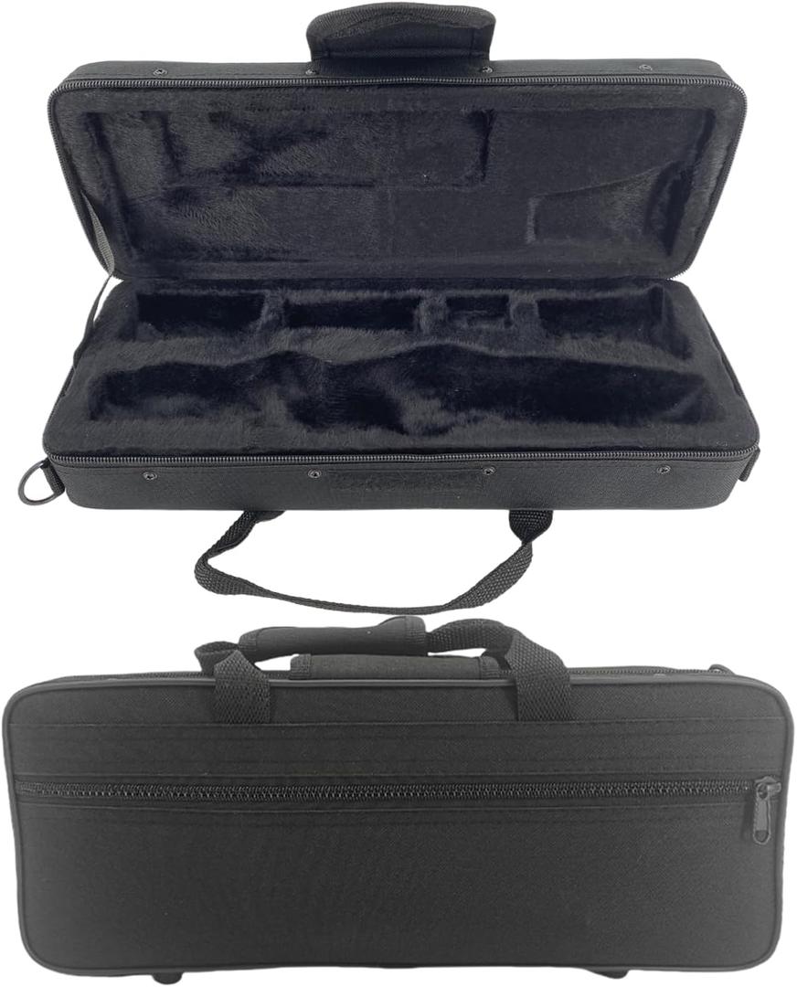 Ekey Clarinet Case Water-resistant Foam Padded Case, Black bag back Strap Thick Padding Nice Zipper Protect Clarinet Gig Bag (black)