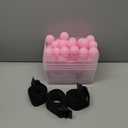 Baby Shower Games for Girl Boy, Fun Bridal Party Family Gatherings and Team-Building Activities, Twerk Pong Game (6 Sets Pink)