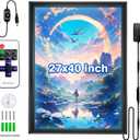 27×40 LED Poster Frame Adjustable Brightness with Remote & Manual Control, 27X40