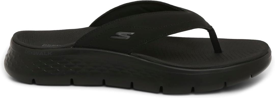 Skechers men's Go Walk Flex Sandal-Vallejo (11, Black/Black)