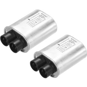 MECCANIXITY Microwave Capacitor Replacement High Voltage Oven Capacitor 2100VAC 0.90uf, Pack of 2