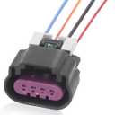 Electronics Ignition Coil Connector Plug Harness for 2007-2016 Buick Cadillac Chevrolet GMC Pontiac Saturn Suzuki I4 V6, 19367639 (1PCS)