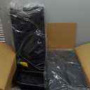 43 Gallon Compost Bin with Gloves, Fast Assembly & Easy Setup Outdoor Compost Tumbler, Updated Dual Chamber Tumbling Composter for Garden, Kitchen, and Yard Waste, Black