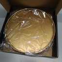 9" Gold Lazy Susan for Table Top, Oak Wood Lazy Susan Turntable Organizer for Dining Coffee Table Centerpiece Bar Decor Kitchen Countertop Bathroom Vanity Decorative Tray for Perfume Jewelry Round