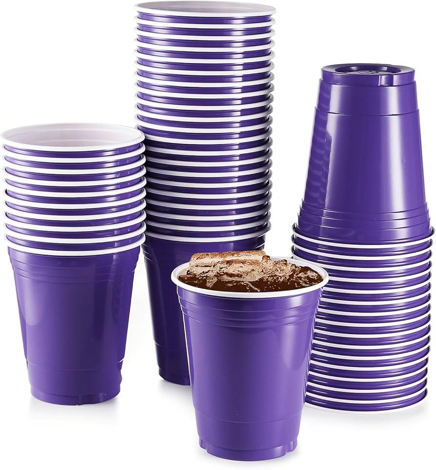 20 Pack 16 oz Blank Plastic Cups