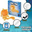 Officially Licensed Cat Kid UV Painted LED Neon Light  Inspired Wall Art, Vibrant Kids Room Decor, Superhero-Themed Night Light, Gift for Dog Man Book Fans (15 * 12.8")