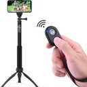Wireless Camera Remote Shutter for Smartphones (2 Pack), Zttopo Wireless Phone Camera Remote Control Compatible with iPhone/Android Cell Phone - Wrist Strap Included