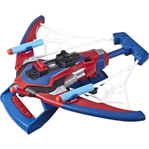 Marvel Spider-Man Web Shots Spiderbolt NERF Powered Blaster Toy, Fires Darts, 3 Darts, Kids 5+ Years