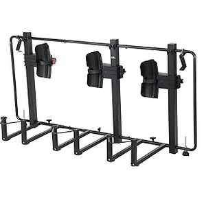 UAT Sherpa 2.0 Durable Lightweight Aluminum Compact 2 Bike Transporting Hitch Rack with Cable Lock & Foldable T