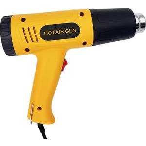 Heat Gun 1000W Dual-Temperature Settings 338 & 752170& 400) Fast Heating Heavy Duty Hot Air Gun Tool with Overheat Protection for Shrink Tubing, Vinyl Wrap, Crafting and Paint Removal