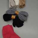 WEVIAS Womens Fuzzy Socks Slipper Fluffy Comfy Cozy Winter Soft Warm Fleece Cabin Plush Sleep Socks (Black/ White/ Grey/ Khaki/ Pink)