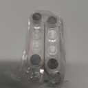 DAIERTEK Bus Bar 12V 150A Mini Power Distribution Block Max 48V DC/300V AC with Cover 4 x 5/16" Posts for Marine Automotive Solar Systems -Negative+Positive