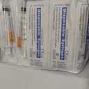 100pcs 3ml/cc 25G 5/8 inch（16mm）for Industrial Scientific Accessories, Refilling Liquid, Individually Wrapped