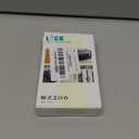 Pisa Smart Keyless Lock, Rechargeable Biometric Lock for Gym, Luggage, Suitcase - Red