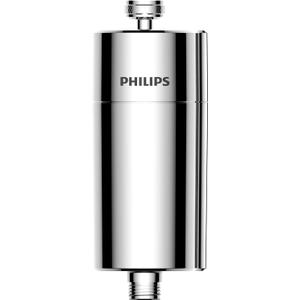 Philips Shower Filter, Water Softener for Hard Water Shower Head Filtration with Double Mesh & NSF Certified KDF Material, Reducing Chlorine/Impurities/Rust Sediments for Handheld Showerhead AWP1775CH (Filter Set - Chrome)