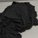 WEERRW Black Arch Backdrop Cover Set of 2 Spandex Fitted Round Top Chiara Backdrop Stand Stretchy Wedding Covering for Event Birthday Party Banquet Decoration (6FT, 7.2FT)