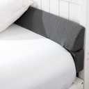 HOMBYS Wedge Pillow Headboard for Bed Gap,Foldable Bed Wedge Gap Filler King Size,Matterss Gap Filler,Multi Functional Bed Crack Pillow, Fill The Gap (0-7") Between Your Headboard and Mattress,Grey