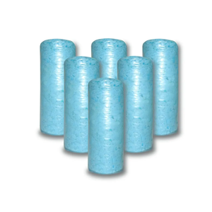 Shredded Memory Foam for Bean Bag Filler Pouf Filling Prefect Refill Material for Bean Bag Chair Pillow Stuffing for Stuffed Animals Ottoman Couch Cushion Dog Bed (Blue, 30 Pound (Pack of 6))