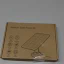 7W Solar Panel for Security Camera, Solar Panel Charger Compatible with Eufycam 2C/2C Pro/2/2 Pro/E20/E40/E, USB Solar Panel with USB-C Port, with Micro USB Connector & Rubber Plug