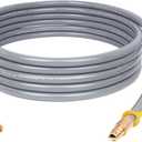 GASPRO 20 Feet 3/8" ID Natural Gas Hose, Low Pressure LPG Hose, for Weber, Char-Broil, Pizza Oven, Patio Heater and More