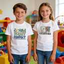 Dazoratix DTF Transfers Ready to Press - 20 Sheets World Down Syndrome Day Awareness Heat Patches Blue Yellow Ribbon Socks Stickers Vinyl for T Shirts Clothing Clothes Pillow Bag DIY Crafts Decoration