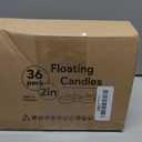 36 Pack 2 inch White Floating Candles Unscented Floating Candle for Centerpieces 5-6 Hours Burning 2 Floating Candle Bulk for Wedding