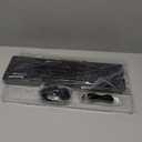 Wireless Keyboard and Mouse Combo, RGB Backlit, Rechargeable & Light Up Letters, Full-Size, Soft Typing, Sleep Mode, 2.4GHz Quiet Keyboard Set for Mac, Windows, Laptop, PC, Trueque KM42Pro (Black)