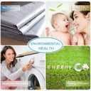 RYB HOME Classroom Door Window Cover, Privacy Sunlight Shades for Classroom Windows and Doors Cover Lockdown Shades, Room Darkening Design Blocks Views, W 8 x L 36, 1 Panel, Grey