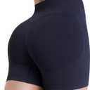 Sunzel Women's Seamless Scrunch Butt Biker Shorts  High Waisted Booty Lifting Workout Yoga Gym Shorts with Tummy Control (M)