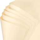 uxcell 20 Sheets Flower Wrapping Paper, 21.5" x 21.5" Waterproof Floral Bouquet Wrapping Papers Florist Supplies for Wedding Party Gift Packaging DIY Crafts, Cream