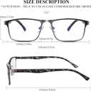 2.0 Lcbestbro 3 Pack Blue light Blocking Reading Glasses for Men, Stylish Metal Frame Readers
