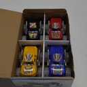 ArtCreativity Light Up Monster Trucks for Boys and Girls, 4-Pack Toy Truck Set, Monster Trucks for Boys 3 4 5 6 7 8 Years Old, Toddler Monster Truck Toys, Light Up Trucks