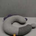 Dog Calming Pillow - Soft Neck Pillow for Dogs, Washable Sleep Pillow for Better Sleep, Reduces Anxiety, Gift for Small/Medium/Large Dogs and Cats (Purlple)