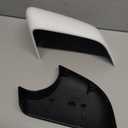 Jaronx Compatible with Tesla Model Y Side Mirror Cover Replacement 2020 2021 2022 2023 2024, Right Passenger Pearl White Door Rearview Mirror Cover Caps, for Tesla Model Y Accessories