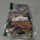 18x18 Tapestry Pillow Cover, Jacquard Woven Botanical Square Vintage Floral Roses Decorative Throw Pillow Sham for Couch, Victorian Accent Cushion Case with Beige Suede (Vintage Garden Palette)