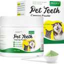Dog Dental Powder - Large Capacity 3.53 Ounce Dog Teeth Cleaning Powder for Fresh Breath - Dog Dental Care - Improve Oral & Gastrointestinal Health - Suitable for Large, Medium & Small Dogs