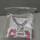 GRAJTCIN Girls Cheerleader Costume Kids Cheer Uniform Cheerleading Outfit Halloween Fancy Dress for 6-7 Years Pompoms(130, Red)