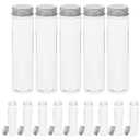 iplusmile 20pcs Mini Plastic Test Tubes Shot Tubes for Confections Preroll Retail