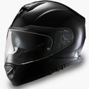 Daytona Detour Full Face Helmet Hi-Gloss Black - DE1-A Free Shipping XS