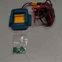 Jump Starter Adapter for Makita 18V Battery, 4FT Portable Car Charger Jump Starter with Jumper Cable Clamps, 3 Fuses, 12V Car Lighter(Battery Not Included)