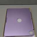 TQQ iPad Pro 13-inch Case with Keyboard (M5 2025 / M4 2024), iPad Pro 13 Keyboard Case with Pencil Holder, Multi-Touch Trackpad, 360 Rotatable, 7-Color Backlit, Thin & Light (Purple)