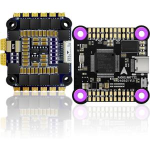Radiolink F722 Flight Controller Stack 3-6S 31x31mm, Flight Controller with 4in1 55A ESC Board Integrated OSD Module for 2-8 axis Multi Rotor, FPV Drone and Fixed Wing Plane