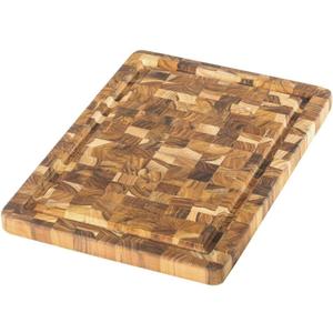 TeakHaus Scandi 14 x 10 Inch Rectangular End Grain Reversible Board